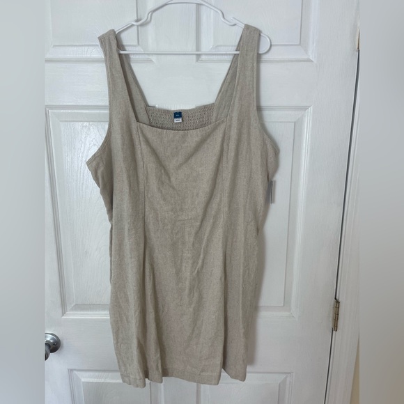Old Navy Sleeveless Linen Blend Mini Dress - Picture 2 of 5